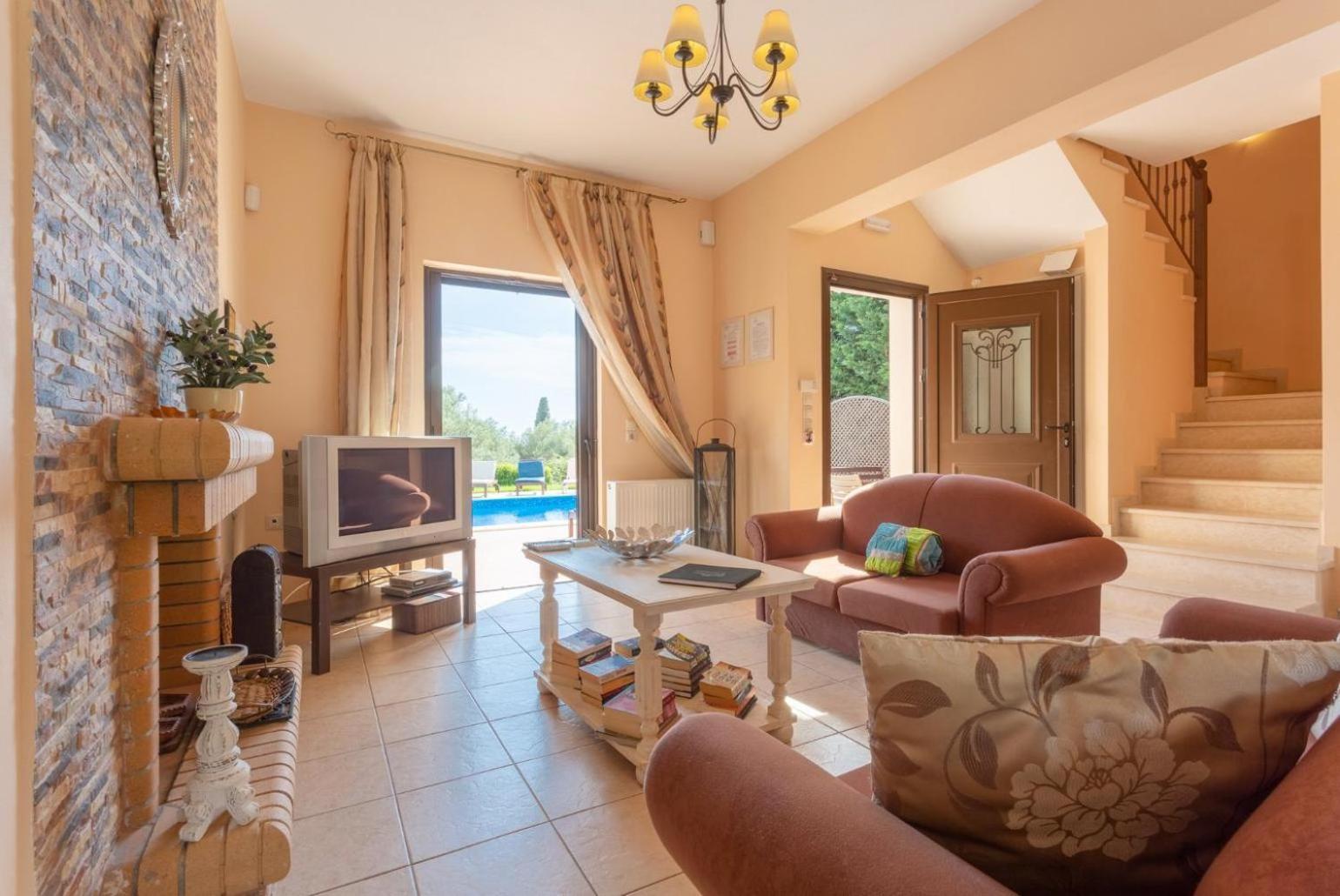 Villa Marina Svoronata Bagian luar foto